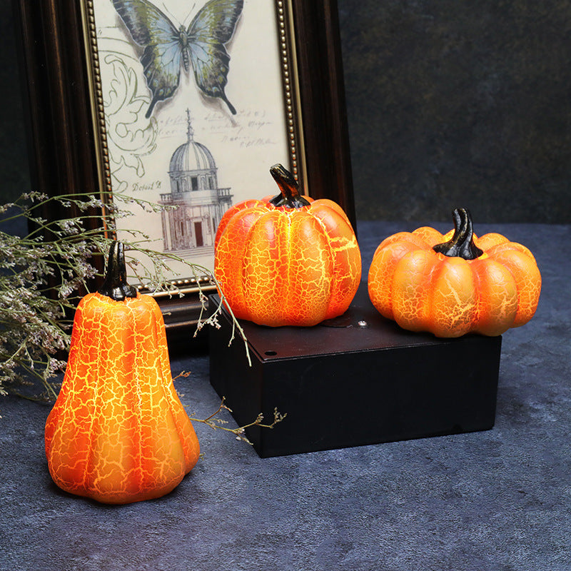 Halloween LED Pumpkin Candle Lamp (photo 5)