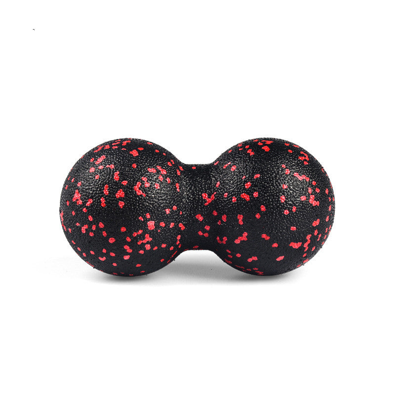 EPP Foam Peanut Massage Ball - Black & Red (photo 2)