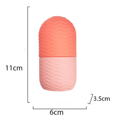 Capsule-Shaped Silicone Ice Mold, Reusable (photo 4)