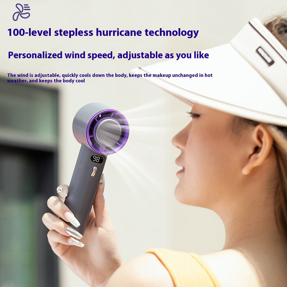 Rechargeable Handheld Turbo Fan with Cooling Plate Option (photo 8)