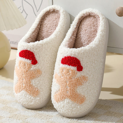 Christmas Cartoon Plush Slippers (photo 6)