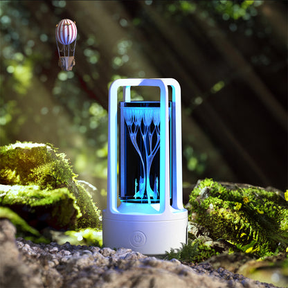 Acrylic or Crystal Night Lamp with Bluetooth Speaker (photo 22)