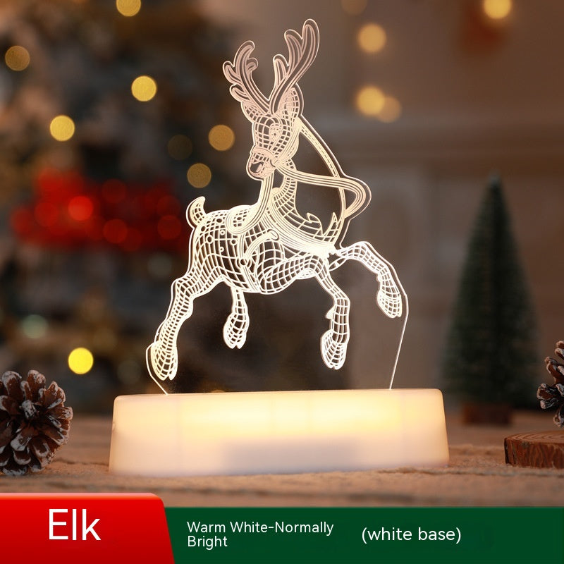 Christmas 3D Acrylic LED Night Light (photo 4)