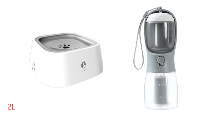 3-in-1 Portable Dog Water Bottle with Food and Bag Compartments (photo 18)