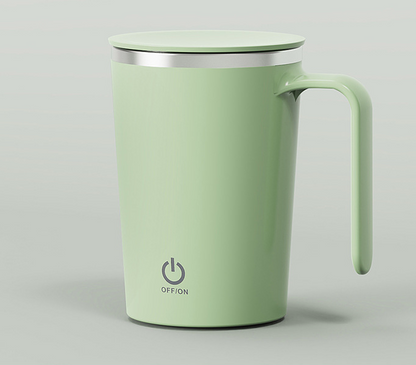 Self-Stirring Mug, USB Rechargeable, 300 to 400 ml – Green