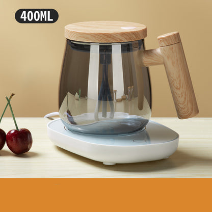 Self-Stirring Glass Coffee Mug, 400 ml (photo 36)