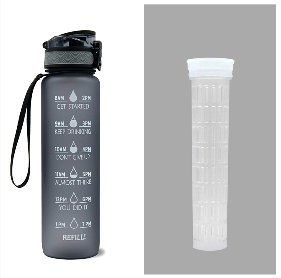 1 L Tritan Water Bottle with Time Markers (photo 39)