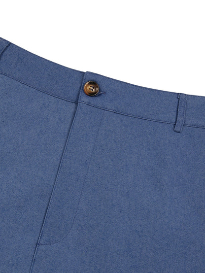 Men's Slim Button Pencil Trousers (photo 11)