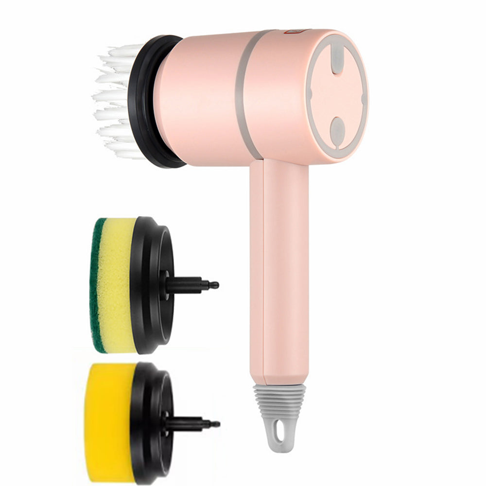 Rechargeable Electric Cleaning Brush with Interchangeable Heads (photo 14)