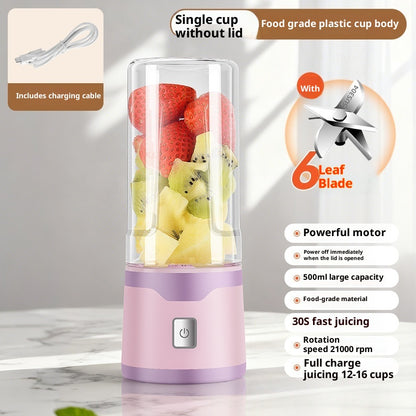 Rechargeable Portable Blender Cup, Single or Double Cup (photo 14)