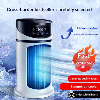USB Mini Evaporative Air Cooler Fan, 24.5 x 15.5 x 15.5 cm (photo 3)