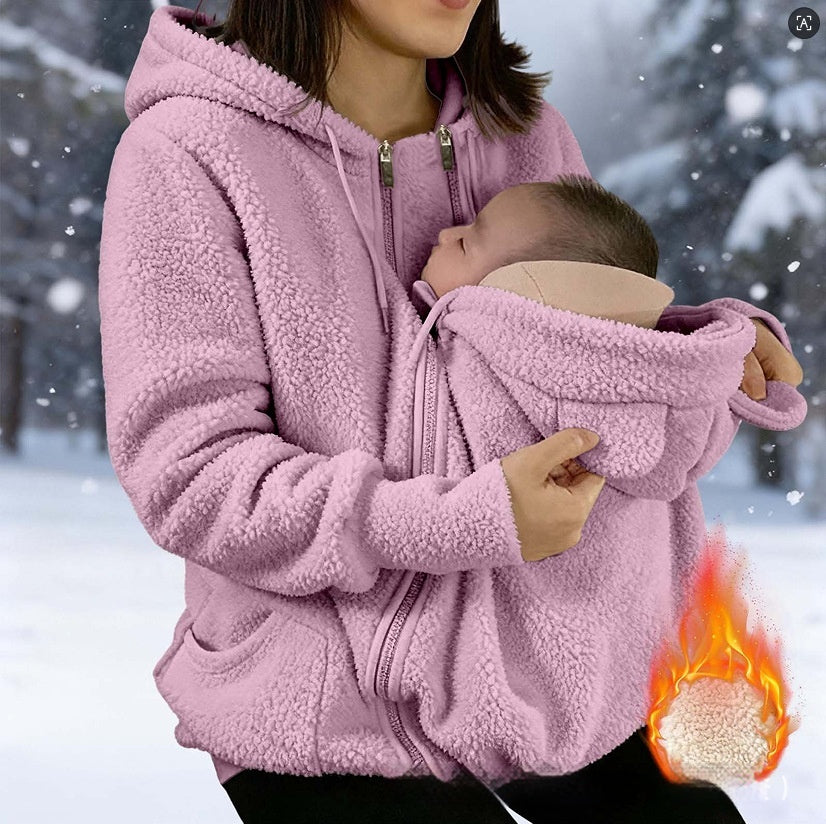 Women's Thick Hooded Zip-Up Jacket (photo 4)
