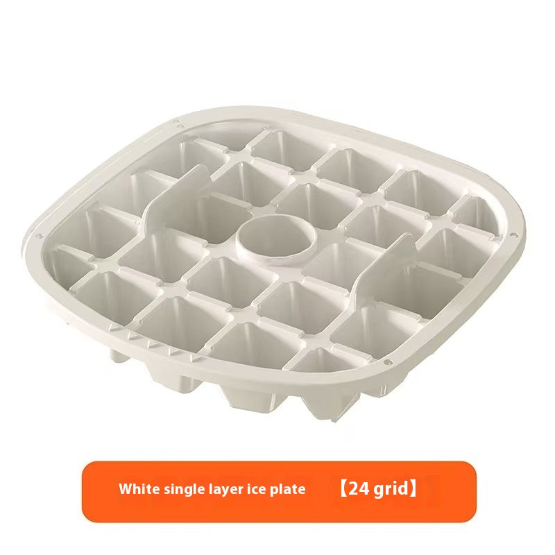 Press-Release Ice Cube Tray with Bin and Lid, 24 or 48 Cubes (photo 12)