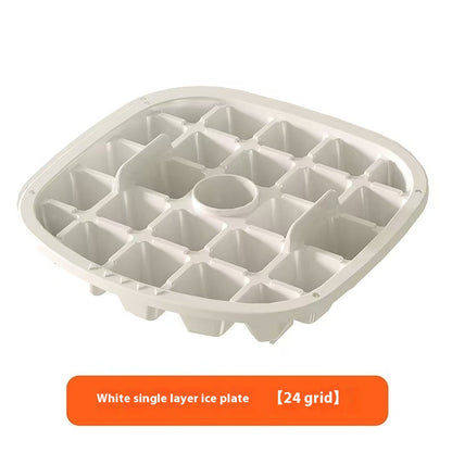 Press-Release Ice Cube Tray with Bin and Lid, 24 or 48 Cubes (photo 12)