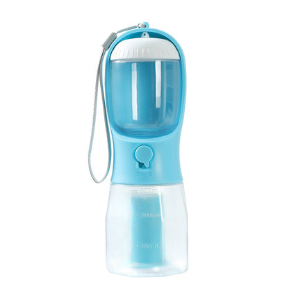 3-in-1 Portable Dog Water Bottle with Food and Bag Compartments (photo 9)