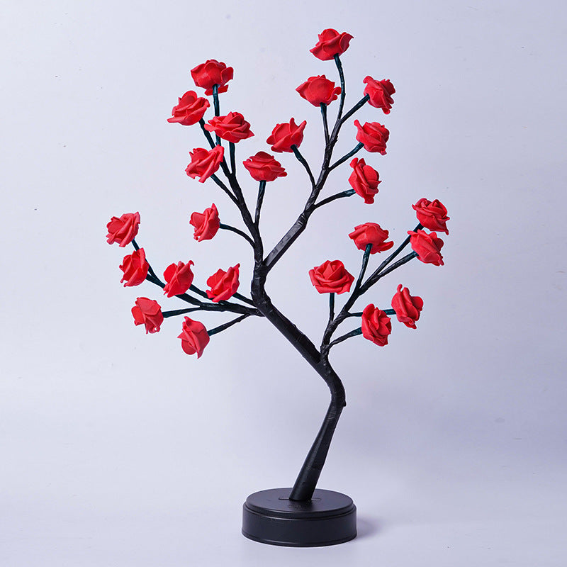 USB LED Rose Tree Table Lamp (photo 11)
