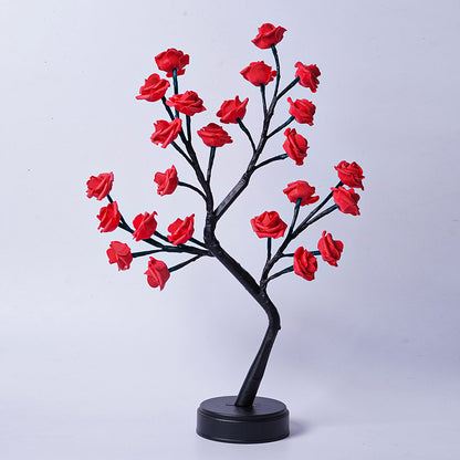 USB LED Rose Tree Table Lamp (photo 11)
