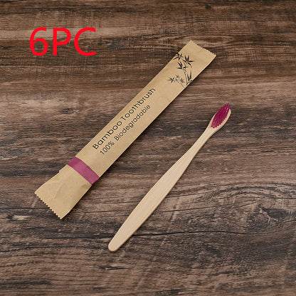 Bamboo Toothbrushes with Soft Bristles (photo 11)