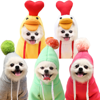Fruit-Themed Fleece Hoodie for Small Dogs (photo 6)