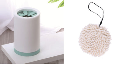 Dog Paw Cleaner Cup with Soft Silicone Bristles, S or L (photo 14)