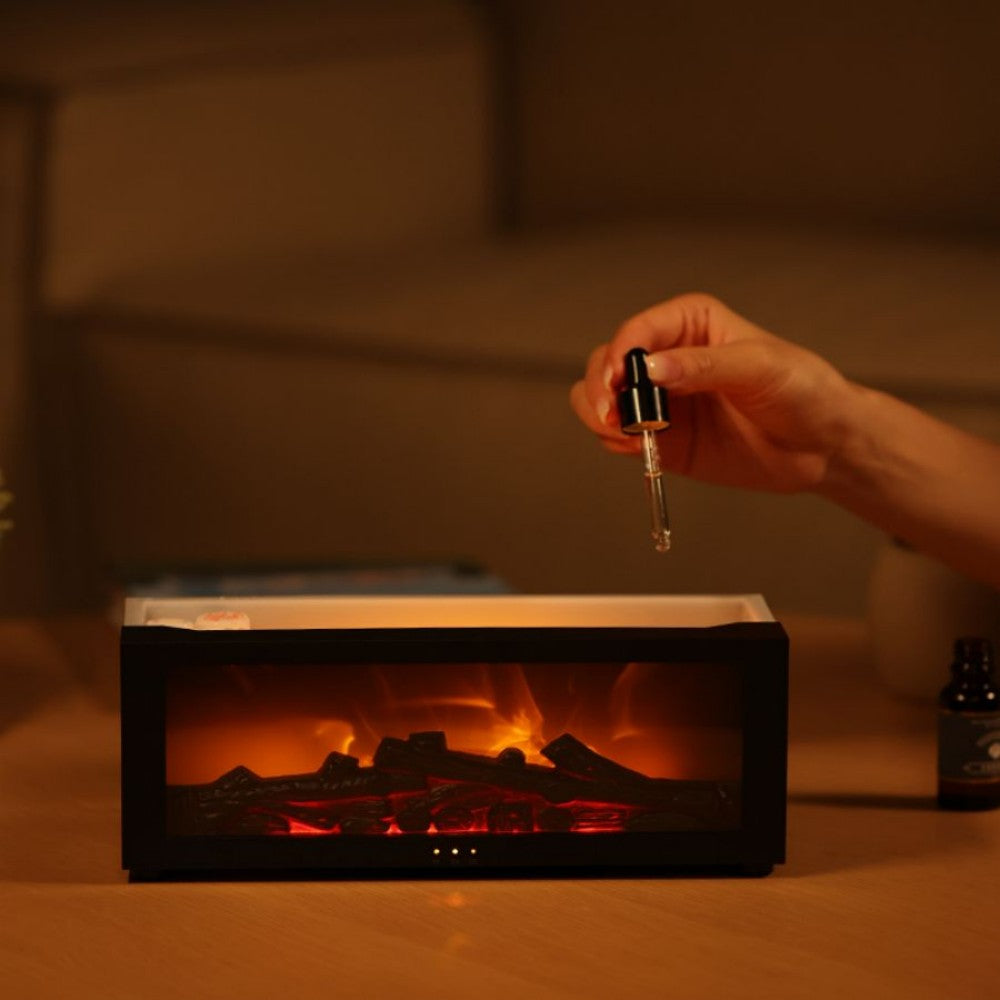 Flame Effect Aroma Diffuser with Remote (photo 2)