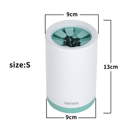 Dog Paw Cleaner Cup with Soft Silicone Bristles, S or L (photo 5)