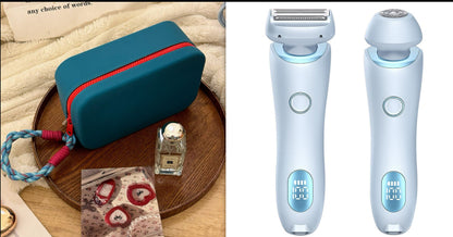 2-in-1 Women's Rechargeable Shaver and Trimmer (photo 11)