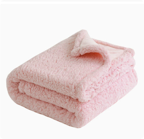 Thick Sherpa Flannel Pet Blanket (photo 10)