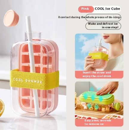 Quick Ice Cup Mold with Straw, 500 or 800 ml (photo 11)