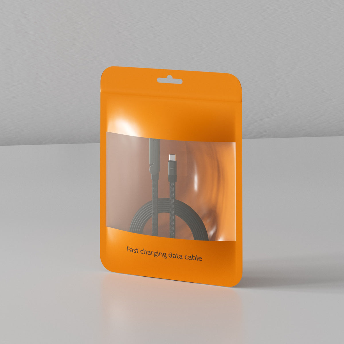 Fast-Charging USB-C Cable with Built-In Foldable Phone Stand (photo 5)