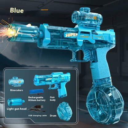 Electric Water Blaster Toy with LED Lights, Rechargeable (photo 10)