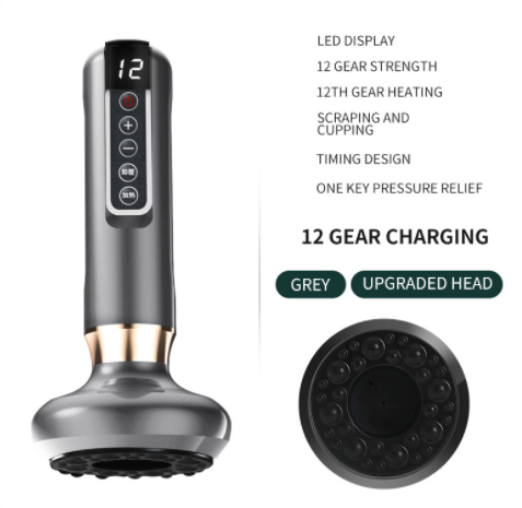 Electric Cupping and Gua Sha Body Massager, Rechargeable (photo 13)