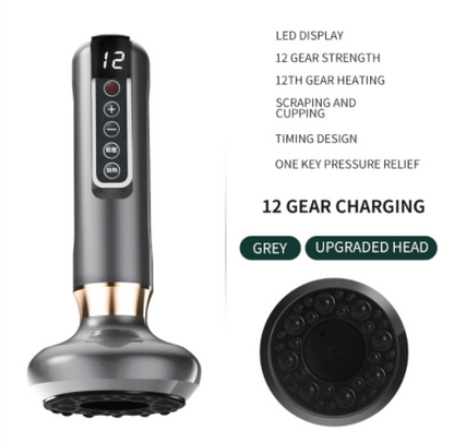 Electric Cupping and Gua Sha Body Massager, Rechargeable (photo 13)