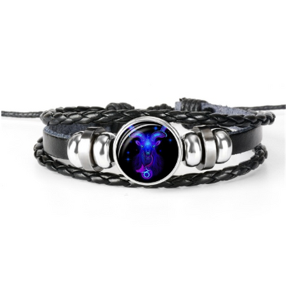 Zodiac Sign Glow-in-the-Dark Braided Bracelet (photo 13)