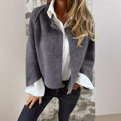 Women's Batwing-Sleeve Cropped Cardigan Jacket (photo 4)