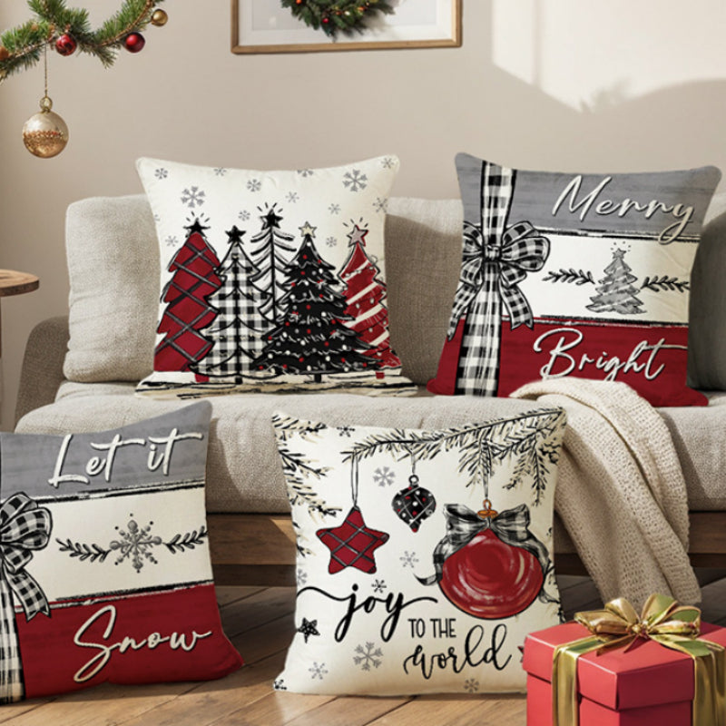 Christmas Throw Pillow Cover, 45 x 45 cm