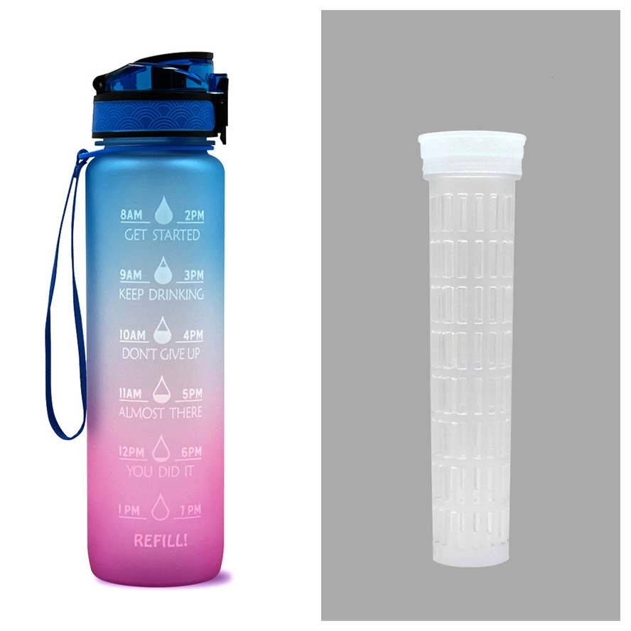1 L Tritan Water Bottle with Time Markers (photo 31)