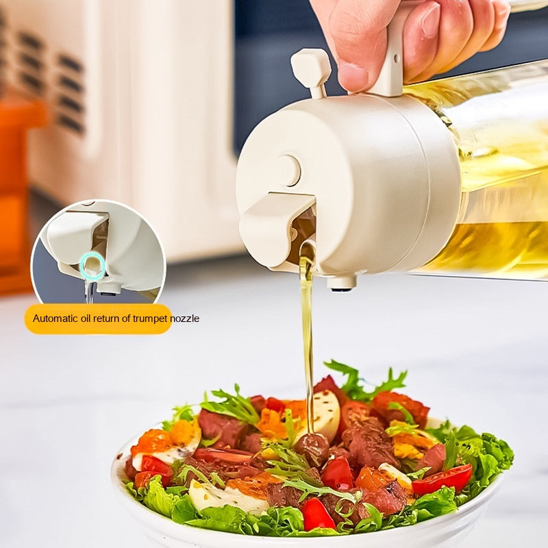 2-in-1 Glass Oil Sprayer and Pourer, 470 ml (photo 4)