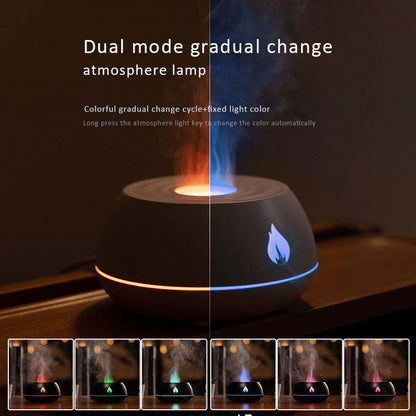 Flame Effect Mini Humidifier and Aroma Diffuser, 130 ml (photo 2)
