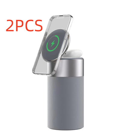 3-in-1 Bluetooth Speaker with Wireless Charger and Touch Lamp (photo 10)