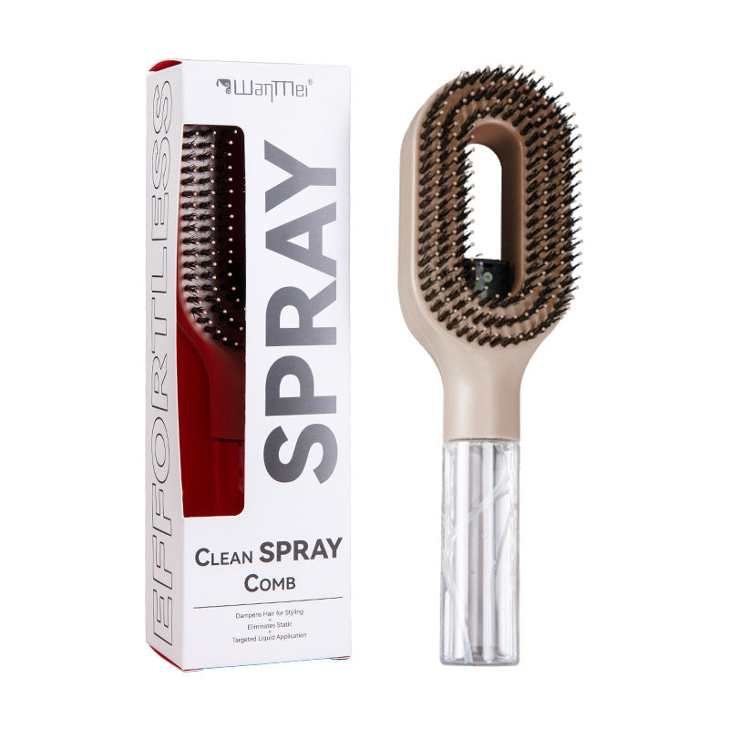 2-in-1 Detangling Brush with Built-In Mist Spray Bottle (photo 20)