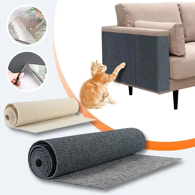Self-Adhesive Trimmable Cat Scratch Carpet Pad