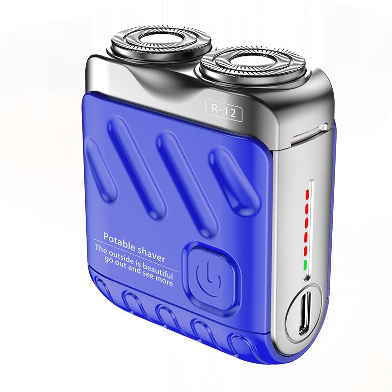 Portable Rotary Dual-Head Electric Shaver for Men (photo 9)