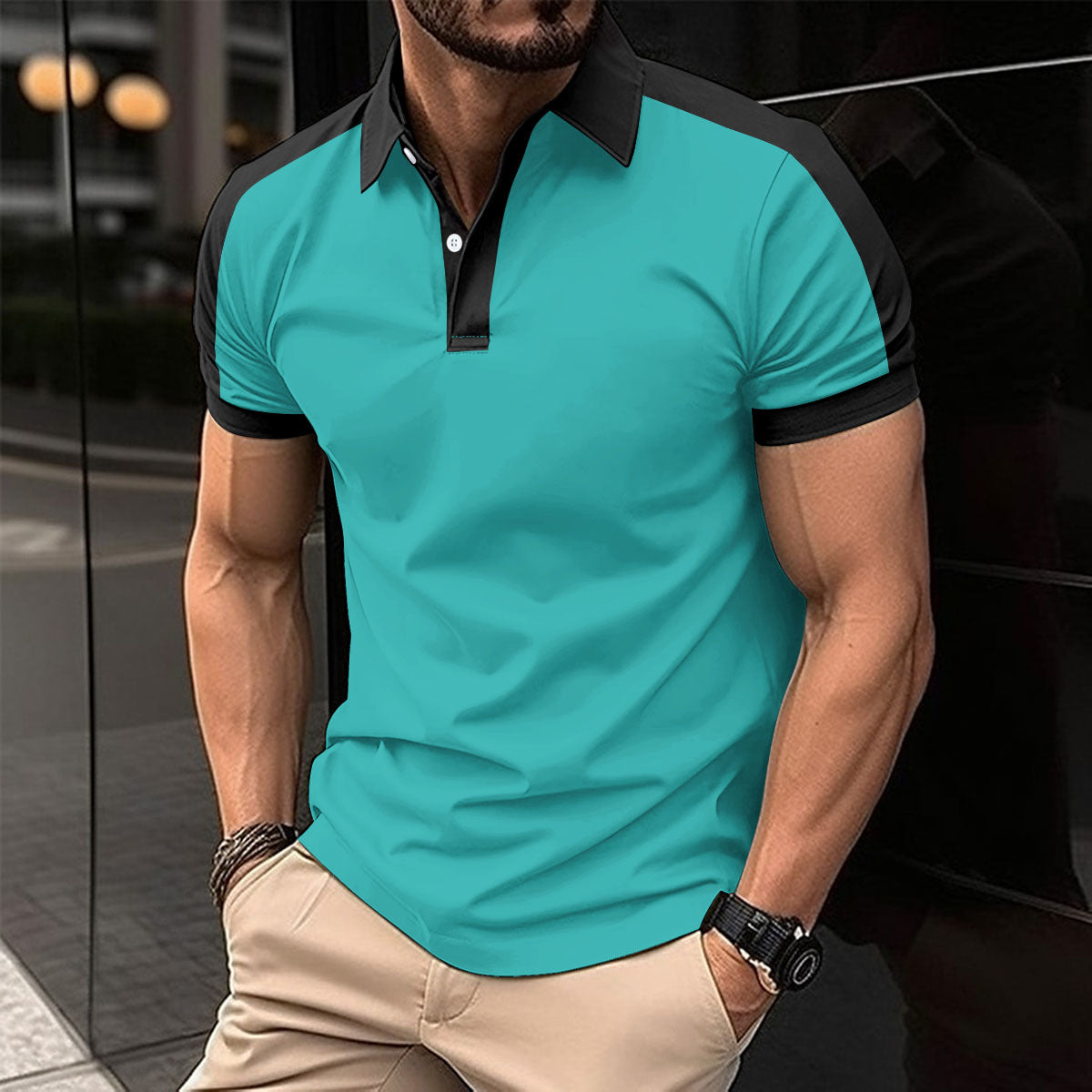 Men's Short-Sleeve Polo Shirt (photo 8)