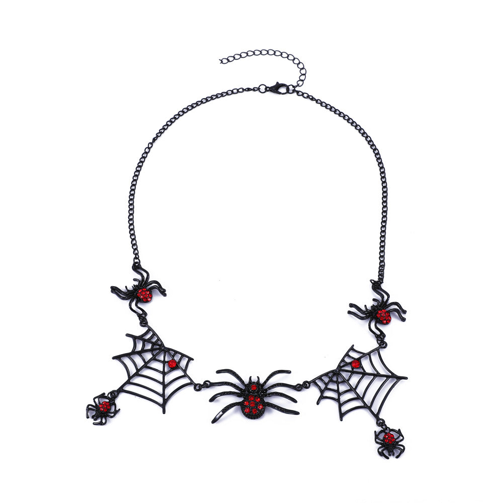 Halloween Spider and Web Necklace (photo 5)