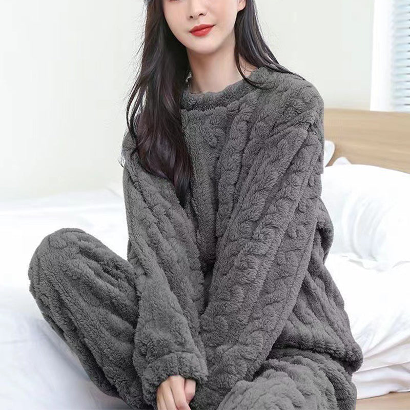 Women's Coral Fleece Pajama Set (photo 6)