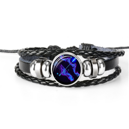 Zodiac Sign Glow-in-the-Dark Braided Bracelet (photo 18)