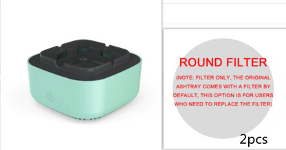 Ashtray with Built-In Fan and Replaceable Filter (photo 19)
