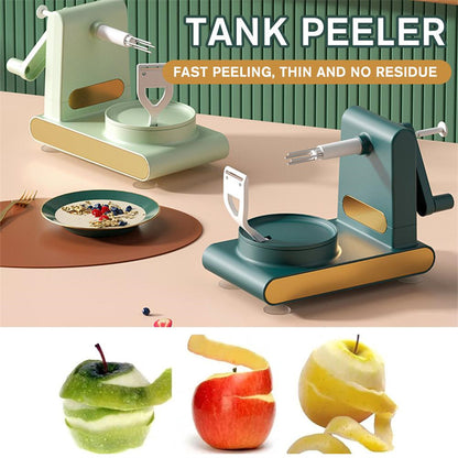 Hand-Crank Fruit Peeler Machine with Suction Base