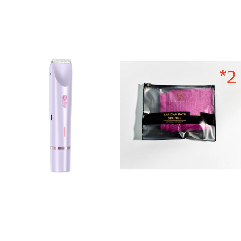 2-in-1 Women's Electric Body Hair Trimmer, Wet and Dry (photo 17)